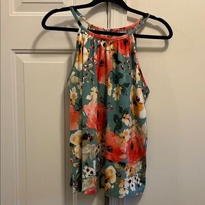 PAPERMOON  halter to in floral print M